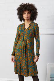 NOW 25% OFF Nomads Lenzing Ecovero Gathered Tunic in Peacock