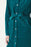 NEW Mousqueton Fanchon Belted dress in emerald green corduroy