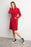 NEW Mousqueton Fanchon Belted dress in orange (Tuile)