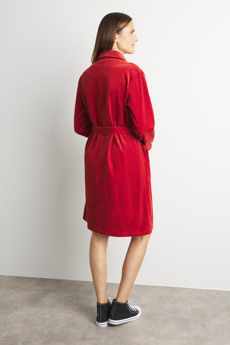 NEW Mousqueton Fanchon Belted dress in orange (Tuile)
