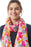Mousqueton Scarf Foulard - Fanion Ecru-Tulipe