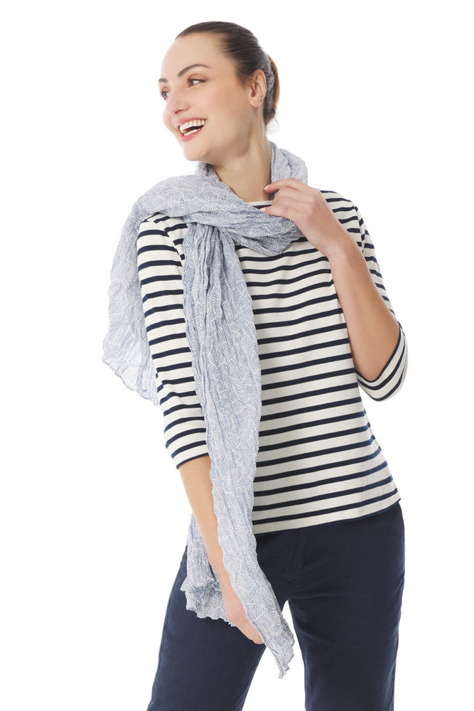 Mousqueton Scarf Foulard - Fossile Blanc-Nautic