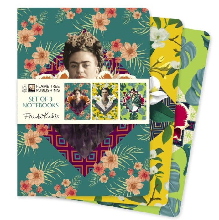 Frida Kahlo Set of 3 Standard Notebooks