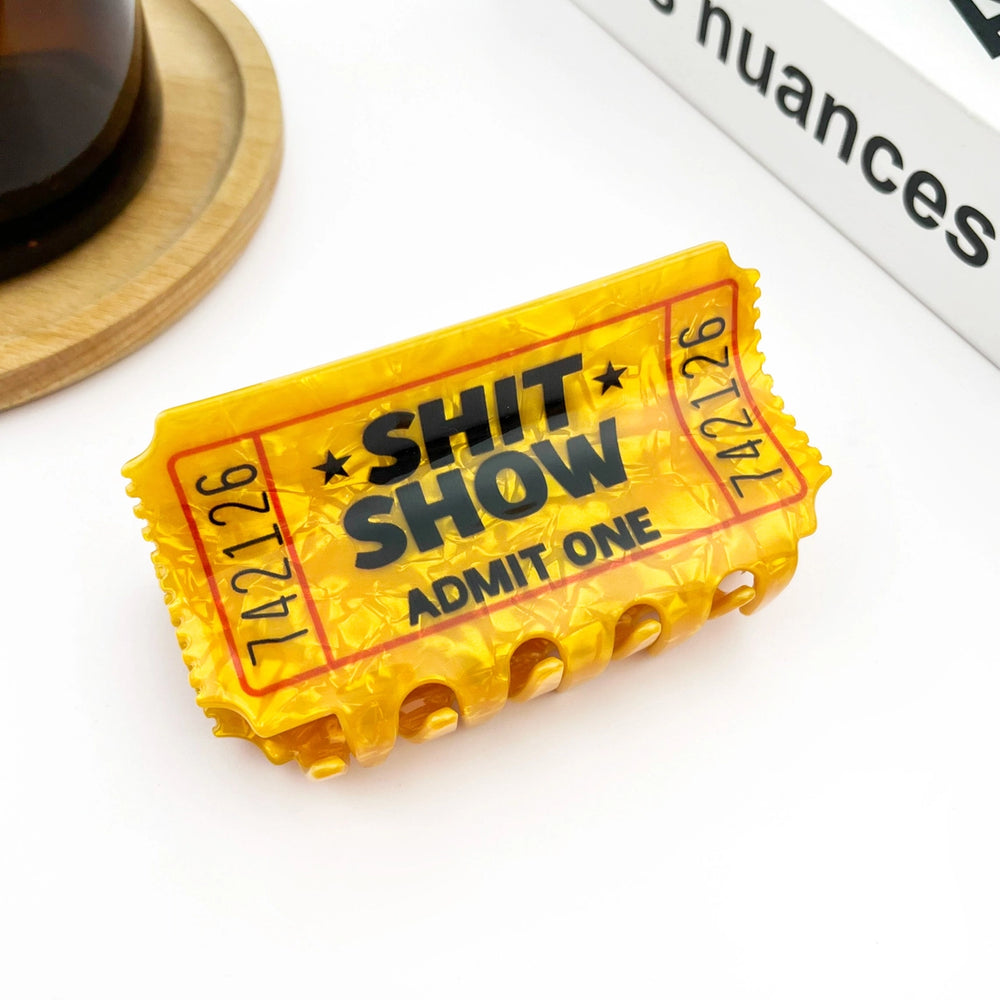 TheDivaSoap - Funny Show Ticket Hair Claw Clip