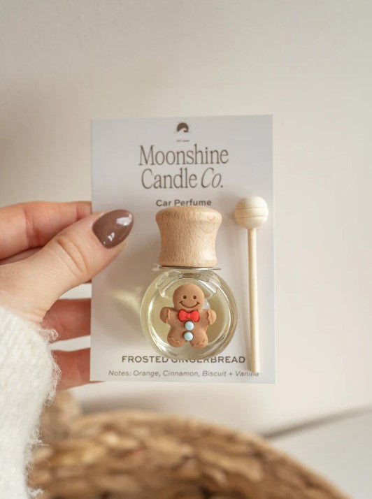 Moonshine Candle Co - Frosted Gingerbread Car Perfume