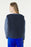 NEW Mousqueton Ginou sherpa sleeveless vest in Marine