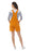 Mousqueton Glazet Dungaree Shorts - Clementine