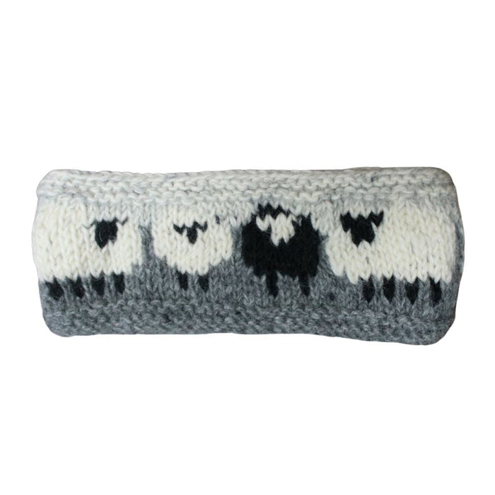 From The Source Hand Knitted Sheep Wool Headband - Various Colours