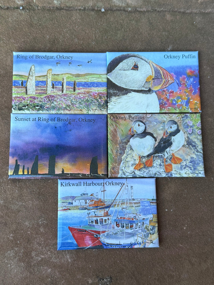 Jane Glue Orkney Fridge Magnets