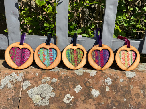 Southbeach Designs x Judith Glue Rackwick Fair Isle Oak Heart - Various colours