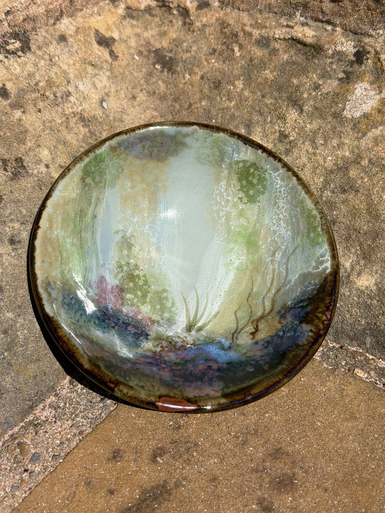 Highland Stoneware Rockpool Geo Dish