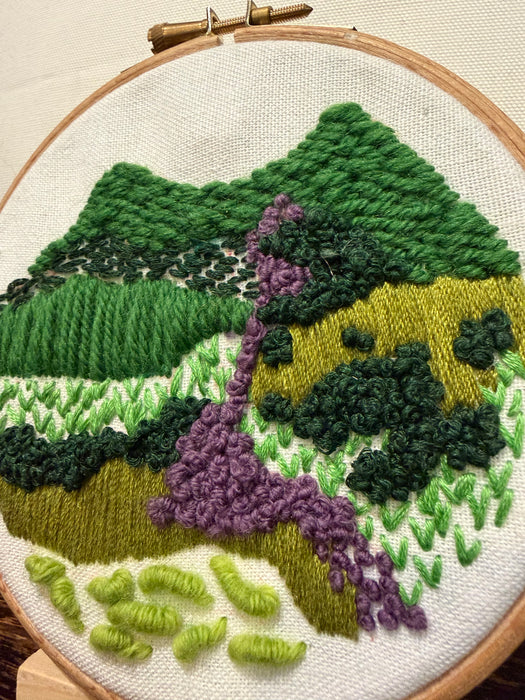 Threid Stitches -Cairngorms The Mountain Side Embroidery Kit