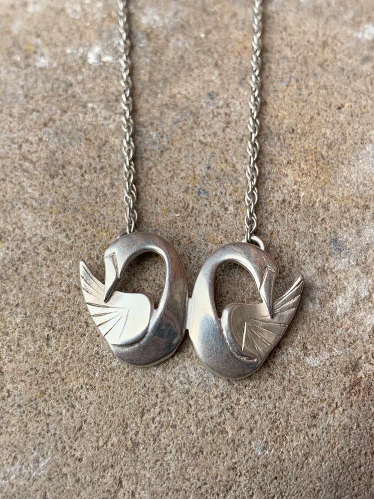 Pre Loved - Ola Gorie Swan Necklet