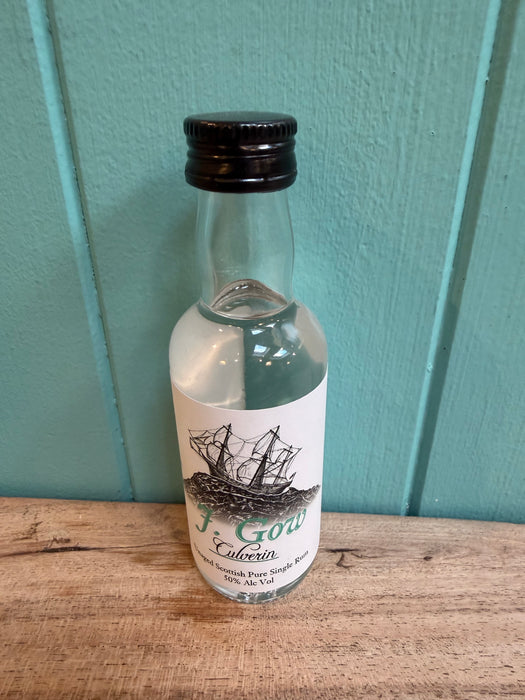 J Gow Rum 5cl Miniature - Various