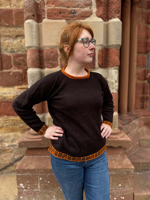 Orkney Tunic with Runes Trims in Harvest