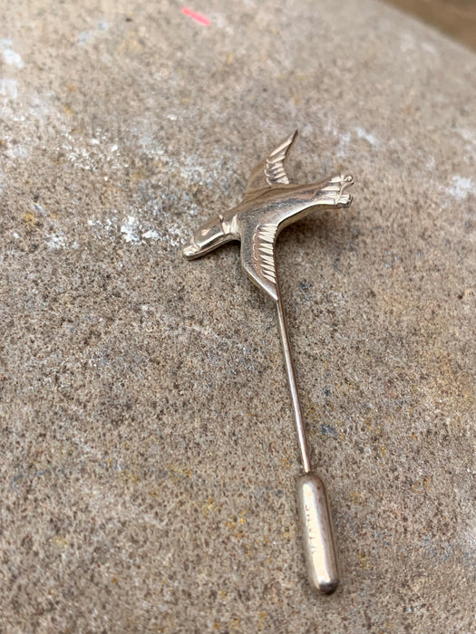 Pre Loved - Ola Gorie Silver Puffin Stick Pin