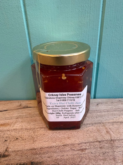 Orkney Isles Preserves Extra Hot Chilli Jam