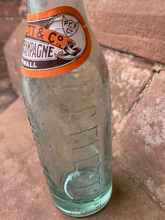 Pre Loved - PC Fletts Labelled Glass Bottle