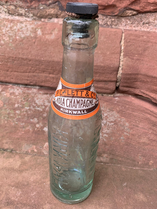 Pre Loved - PC Fletts Labelled Glass Bottle