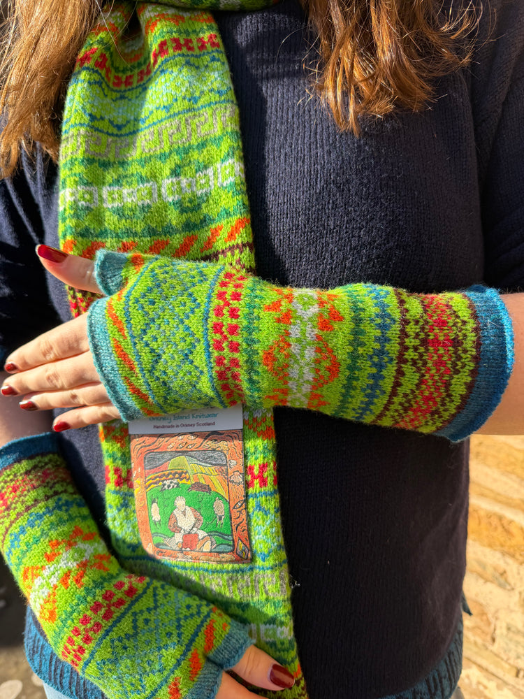 Rackwick Sea Grass Fingerless Mittens