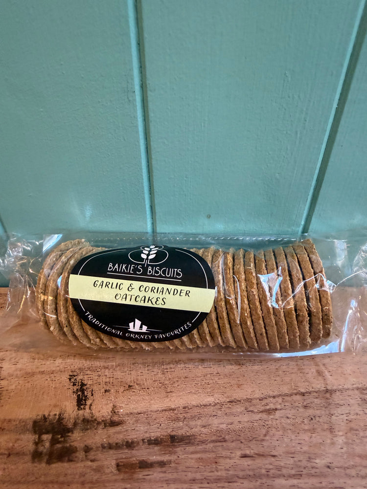 Baikies Biscuits Garlic and Coriander Oatcakes