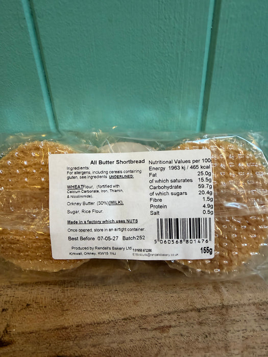 Baikies Biscuits Butter Shortbread Rounds