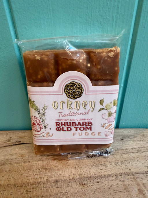 Orkney Fudge Rhubarb Old Tom 100g Bar