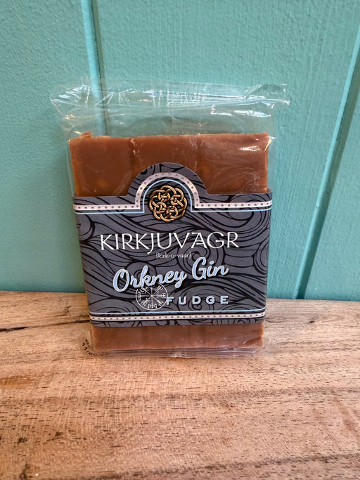 Orkney Fudge Kirkjuvagr Gin 100g Bar