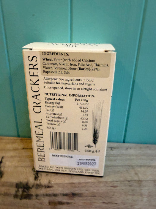 Westray Bakehouse Beremeal Crackers