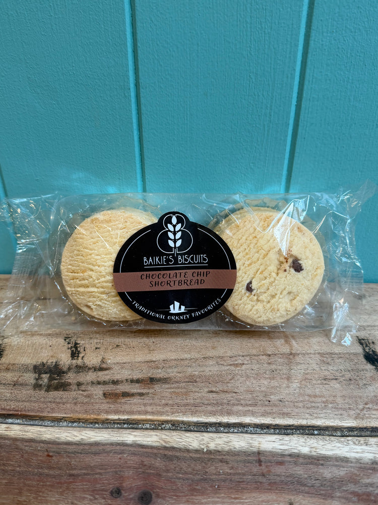 Baikies Biscuits Chocolate Chip Shortbread Rounds