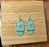 Anny Rideout Designs - "Golden Sands" Art Inspired Earrings (Oval)