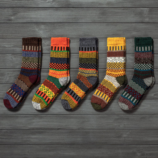 Svea Fair Isle Nordic Woollen  Socks