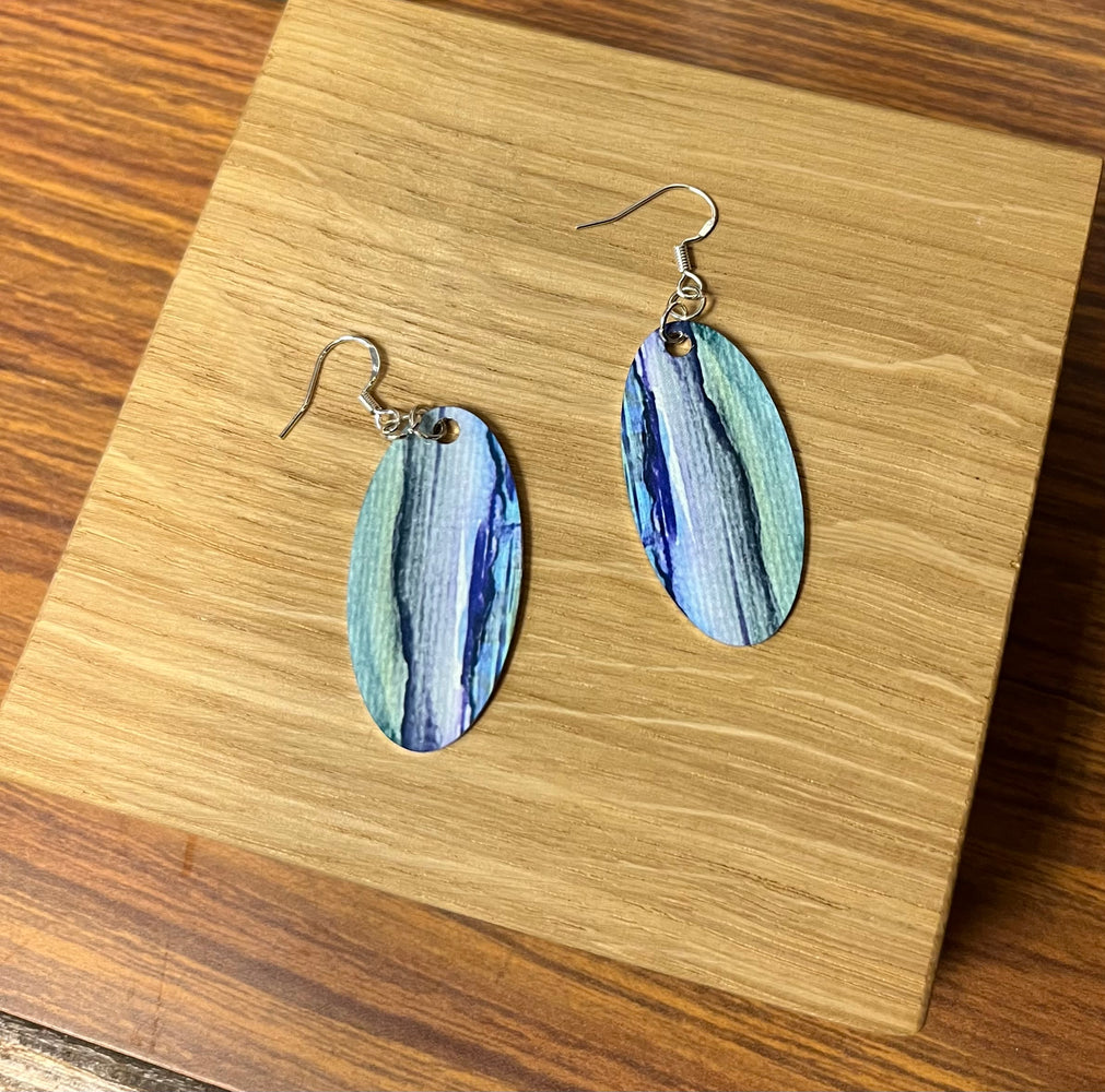 Anny Rideout Designs - "Bothy Life" Art Inspired Earrings (Oval)