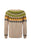 NEW Weird Fish Lowell Fair Isle Jumper -  Chalk