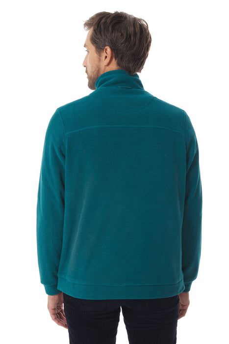 NEW 25% OFF Mousqueton Kergoff Zipped fleece jacket in Emeraude