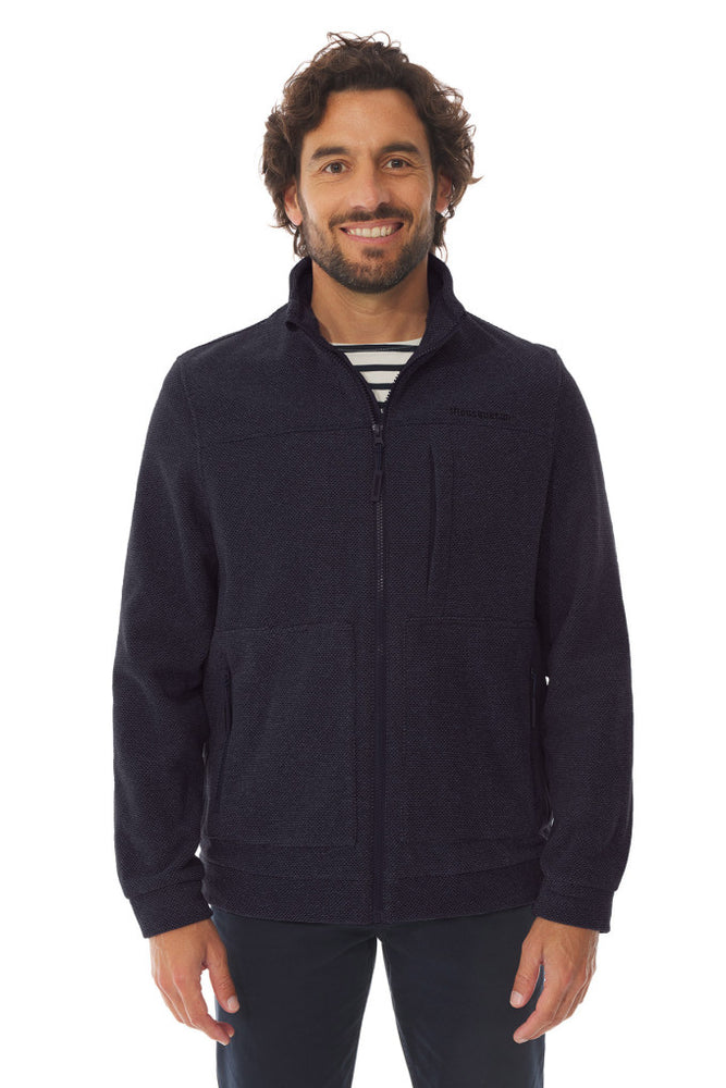NEW 25% OFF Mousqueton Kergoff Zipped fleece jacket in Marine