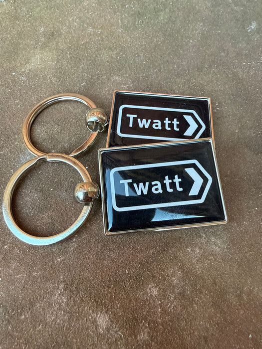 Orkney Twatt Black Keyring