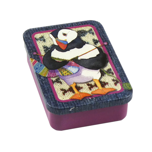 Emma Ball Knitting Puffin Pocket Tin