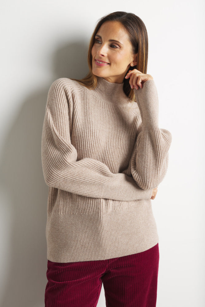 NEW Mousqueton Kristen wool turtleneck sweater in Pierre