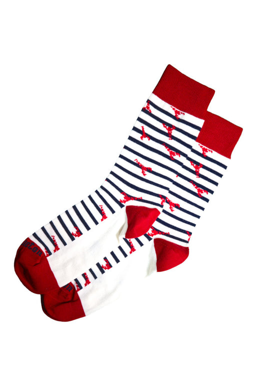 Mousqueton Socks Loer Ecru-Marine Lobster