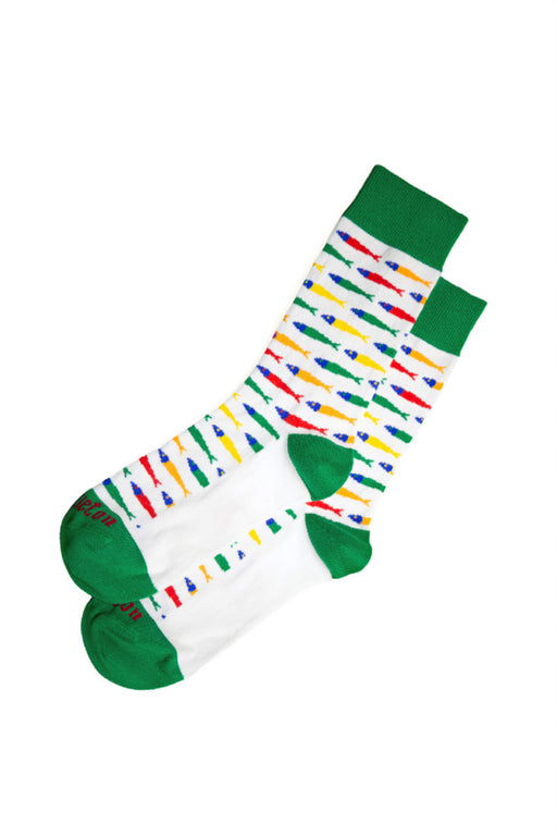 Mousqueton Socks Loer Sardines Ecru