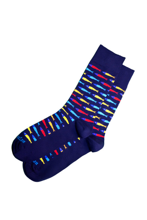 Mousqueton Socks Loer Sardines Marine