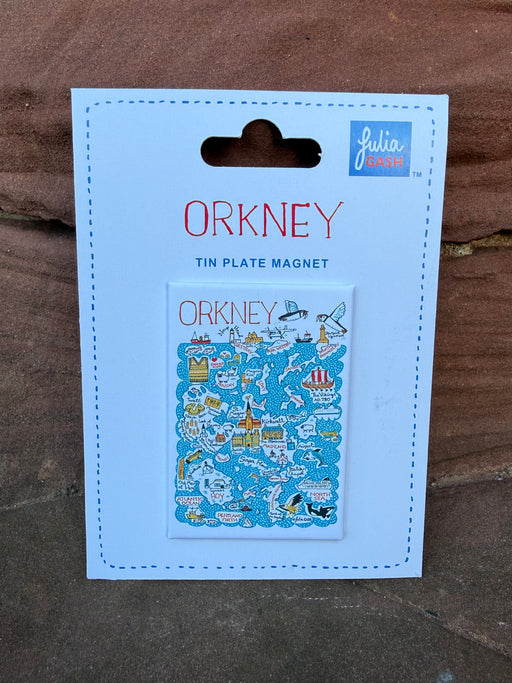 Julia Gash - Orkney Map Magnet
