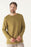 NEW Mousqueton Mario Breton stripe shirt moss-green and bronze brown (Mousse-Bronze)