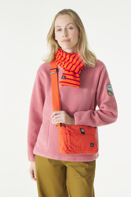 NEW Mousqueton Scarf in Feu-Carmin