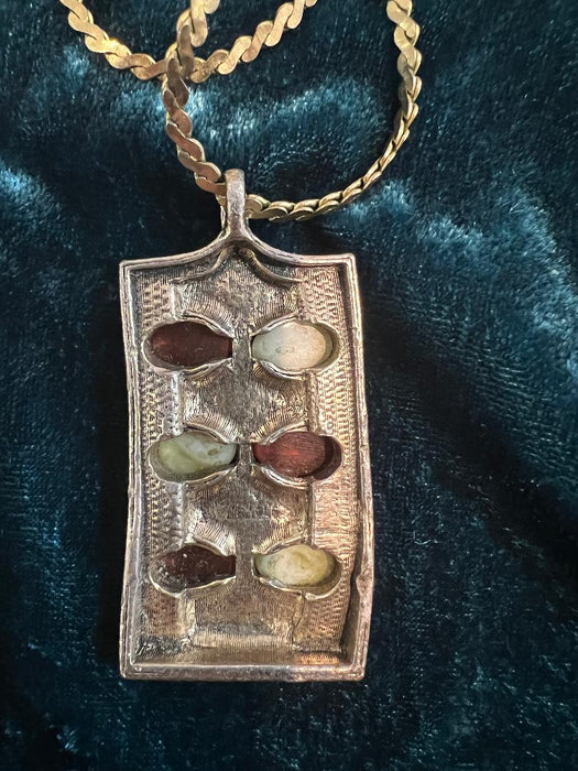 Pre Loved - Miracle Agate and Glass necklace