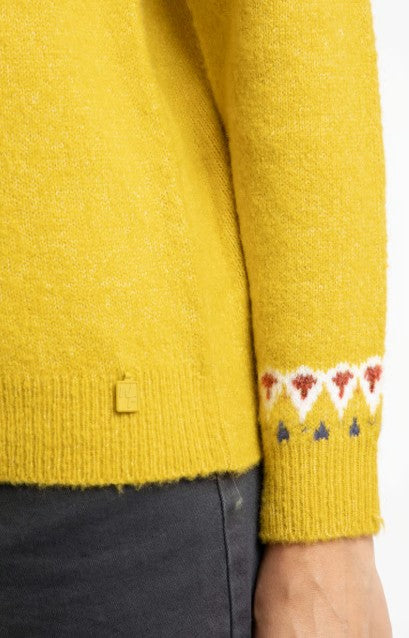 NEW 25% OFF Weird Fish Lowell Fair Isle Jumper Antique Moss