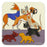 Emma Ball Paw Club Light Purple Coaster