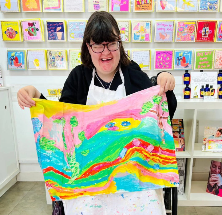 Arthouse Unlimited - Peace, 100% Organic Cotton Tea Towel