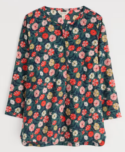 NEW 25% OFF Seasalt Watercolour Sketch Top - Winding Petunias Grove